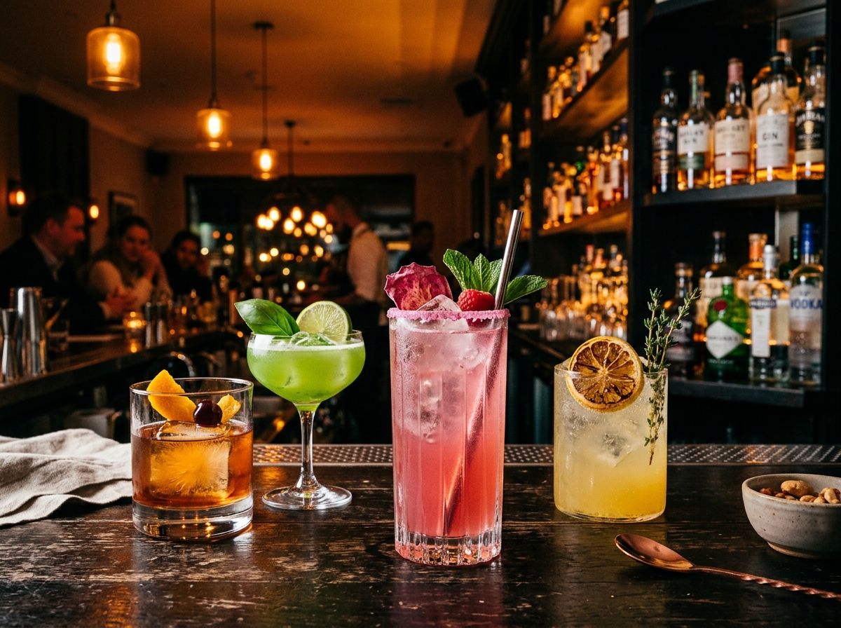 Cocktails at Sonido Bar